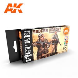 AK Interactive Set - MODERN DESERT UNIFORM COLORS