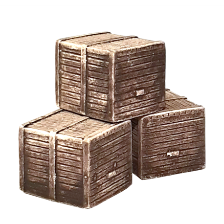'Scene Setters' Large Wooden Crates (3)