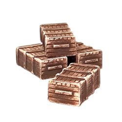 'Scene Setters' Rectangular Wooden Crates (4)