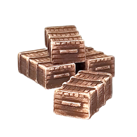 'Scene Setters' Rectangular Wooden Crates (4)
