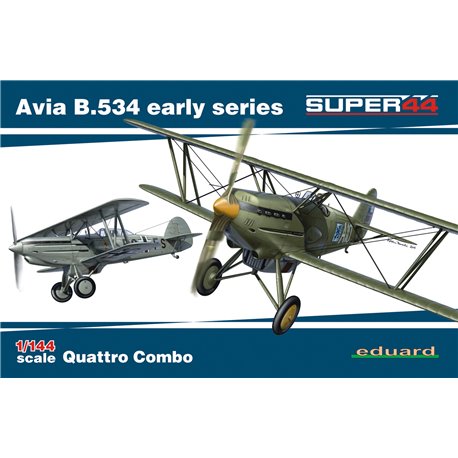 Avia B.534 early series QUATTRO COMBO 1/144 scale