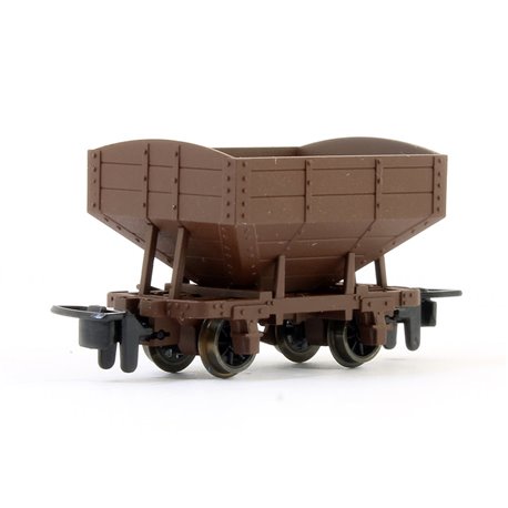 PECO GLT OO-9 SNAILBEACH D/R 4WHEEL HOPPER WAGON PLAIN BROWN