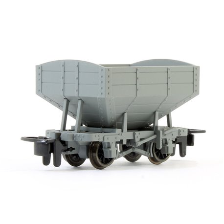OO9 Snailbeach District Railway 4-wheel Hopper Wagon - plain gray