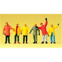Workers in Protective Clothing (6) Standard Figure Set