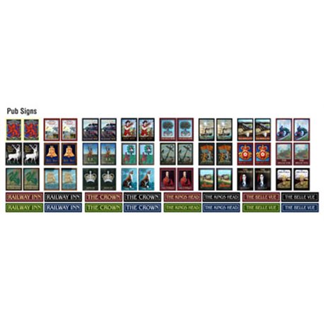 Trackside Pub Signs N gauge