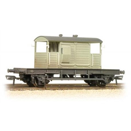 SR 25 Ton Pill Box Brake Van BR Grey Weathered 