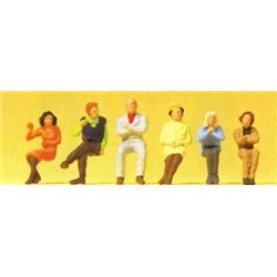 Seated people
