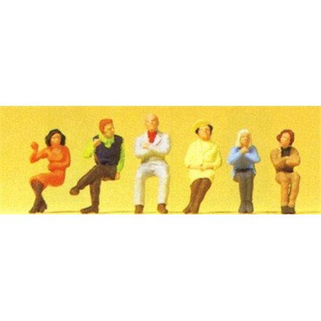 Seated people