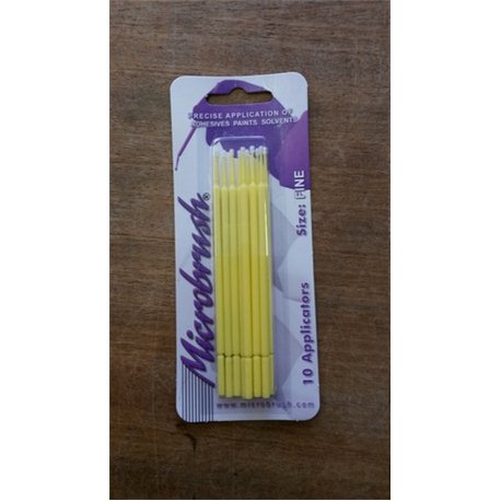 Microbrush - 10 x Fine – yellow