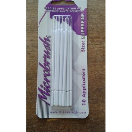 Microbrush - 10 x Superfine - white