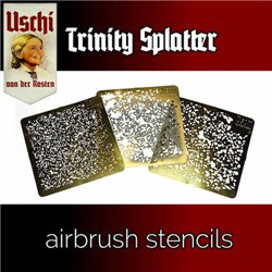 Airbrush Stencils - Trinity Splatter