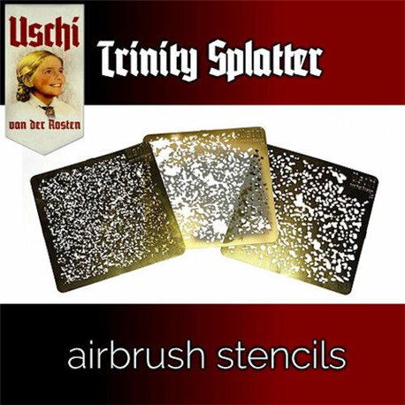 Airbrush Stencils - Trinity Splatter