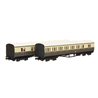 N Gauge B Set Coach Pack Cities Crest Choc & Cream 6445 & 6446