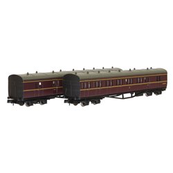 N Gauge B Set Coach Pack BR Maroon 6969 & 6940