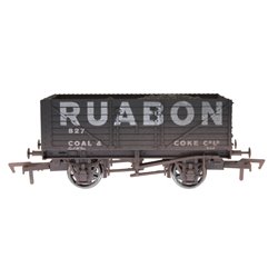 OO Gauge 7 Plank Wagon Ruabon 827 Weathered
