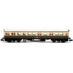N Gauge Autocoach GWR Crest Chocolate/Cream 192