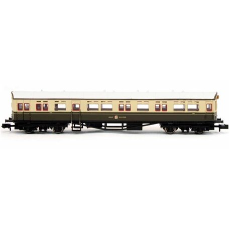 N Gauge Autocoach GWR Crest Chocolate/Cream 192