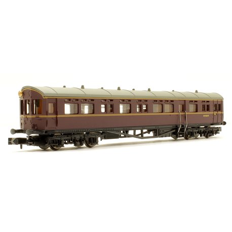 N Gauge Autocoach BR Maroon No Insignia W190W
