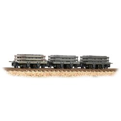 Slate Wagons 3-Pack Grey with Slate Load [W, WL]