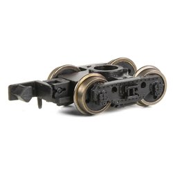 Plate Back Wagon Bogies with 3-Hole Disc Wheels (x2)