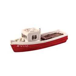 Fishing Boat Red