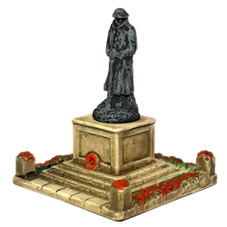 N WAR MEMORIAL SOLDIER FIGURE