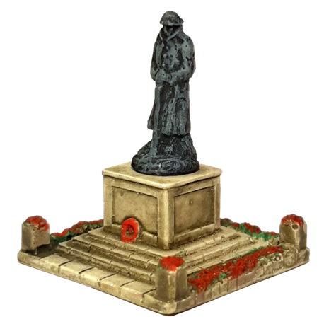 N WAR MEMORIAL SOLDIER FIGURE