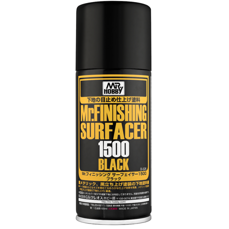 Mr Finishing Surfacer 1500 Black - 170ml