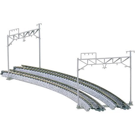 Double track catenary