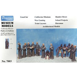 California Mission Padres and Indians (15) - 1:48 scale