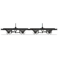 SECR Twin Bolster wagons D.1610