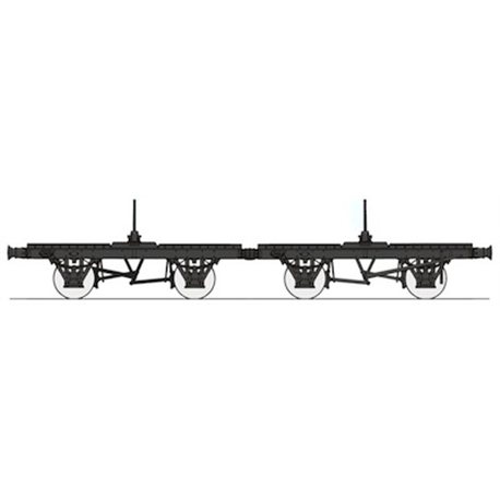 SECR Twin Bolster wagons D.1610