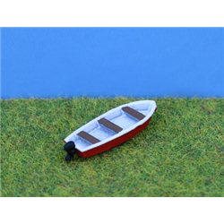 N Gauge Painted Boat