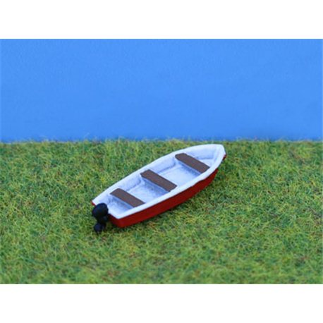 N Gauge Painted Boat