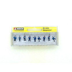 N Scale (1/148 - 1/160) Station Personnel (9) Nine Men by Noch