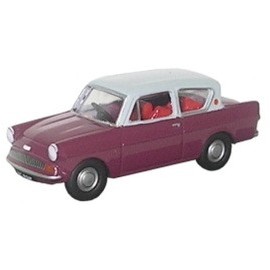 Ford Anglia Maroon/Grey