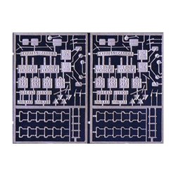X20 Wing mirrors, plates, steps & signs Unpainted Kit OO Scale 1:76