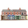 Low relief terraced shops brick