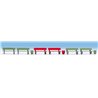 Benches (6) and Litter Bins (3) Accessory Set