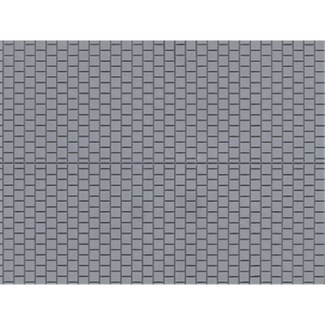 HO Plastic sheet 200x100mm - (2) Pavement