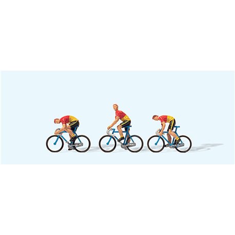 Racing Cyclists Team 1 (x3) Figure set