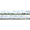 Into the Town (pack B) 2 x 5' x 15" premium OO gauge backscene