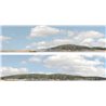 Bay View 2 x 5' x 15" premium OO gauge backscene