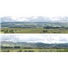 Hills & Dales (pack B) 2 x 5' x 15" premium OO gauge backscene