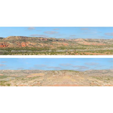 Desert (pack A) 2 x 5' x 15" premium OO gauge backscene