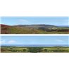 Coast (pack A) 2 x 5' x 15" premium OO gauge backscene