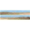 Desert 2 x 5' x 9" premium N gauge backscene