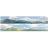 Llanberis 2 x 5' x 9" premium N gauge backscene