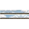 Terraced Backs 2 x 5' x 9" premium N gauge backscene