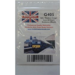 18 Pairs of Double Arrow emblems for Locos & Coaches. 6 pairs each of three sizes BLACK -